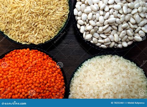 Cereals and pulses. stock image. Image of beans, ingredients - 78253461