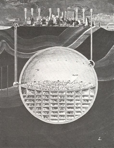 27 Cutaway Drawings That Show All the Secrets of Buildings | Retro futurism, Underground cities ...