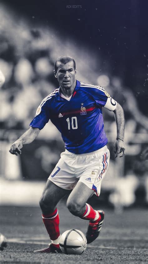 Zinedine Zidane France Lockscreen Wallpaper by adi-149 on DeviantArt