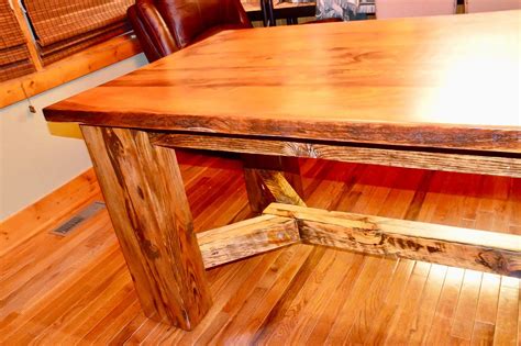 Table finish, assembled, and ready for use. Diy Table, Entryway Tables, Farm, Ready, Furniture ...