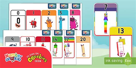 FREE! - 👉 Numberblocks: Cards to 20 | Twinkl Partnerships