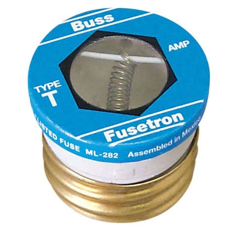 Cooper Bussmann Edison Base Plug Fuse - 3-2/10 Amps-BP-T-3-2/10 - The Home Depot