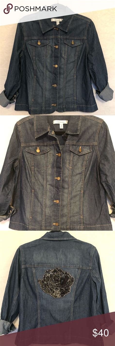 Croft and Barrow ladies denim jacket