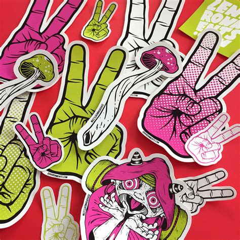 PEACE SIGN STICKER PACK — Zenvironments