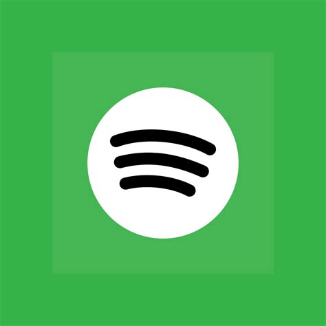 Spotify logo on green background 6541763 Vector Art at Vecteezy