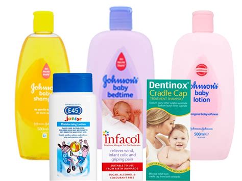 Baby Toiletries - Johnsons & Johnsons, E45, Dentinox, InfraCare, Simple Baby, Bepanthen, Bonjela ...