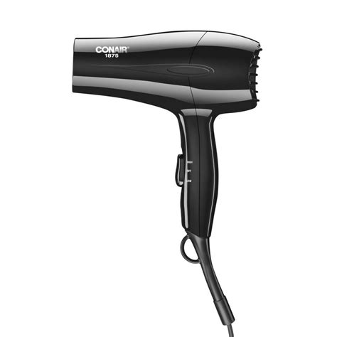 Conair Mid-Size Powerful Drying and Styling Hair Dryer, 1875 Watts, Black 303NPN - Walmart.com ...