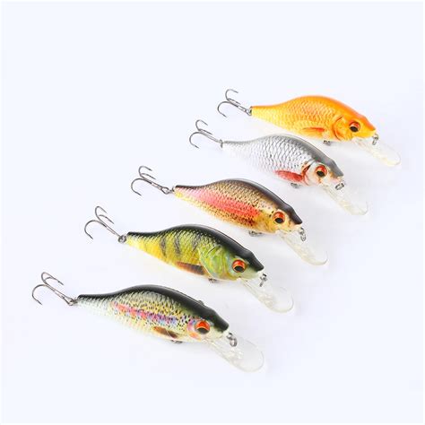 5pcs 110mm Big Artificial Crankbaits Fishing Lure Set 22g High ...