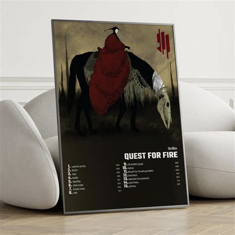 Skrillex Quest for Fire Album Cover Poster Wall Art - Etsy