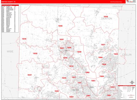 Denton County Map Boundaries