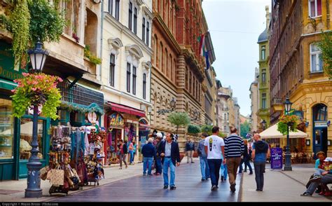 City Centre Shopping Walk (Self Guided), Budapest, Hungary