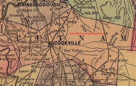 Map Of Cookeville Tennessee - Tourist Map Of English