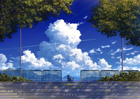 Anime Summer Landscape Wallpapers - Wallpaper Cave