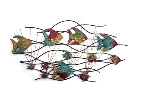 15 Best Collection of Abstract Metal Fish Wall Art