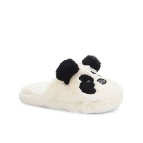 Cuddly Kids' Slippers in White | Number One Shoes