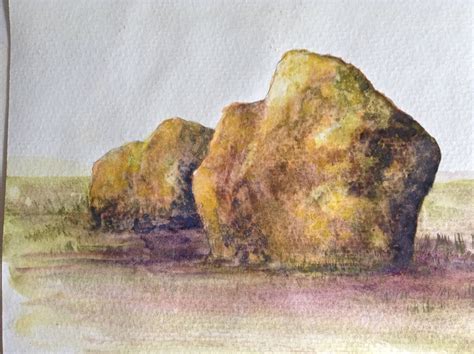 Painting Rocks In Watercolor at GetDrawings | Free download