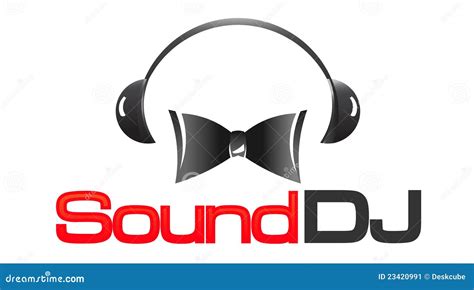 Sound DJ logo stock vector. Illustration of abstract - 23420991