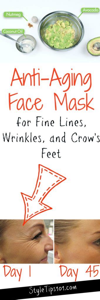 Homemade Anti-Aging Face Mask For Fine Lines & Wrinkles