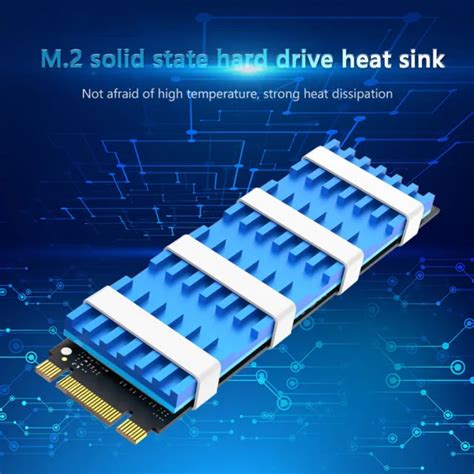 M.2 SSD HEATSINK Cooler Thermal Pads for NGFF PCIE NVME Radiator (Blue) -de EUR 3,08 - PicClick DE