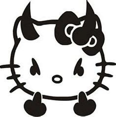 Bad Hello Kitty | Details zu Hello Kitty Bad Auto Aufkleber, Case Modding, Deko Case Modding ...