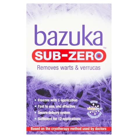 Bazuka Sub-Zero Freeze Verucca & Wart Removal Treatment – 50ml | Chemist 4 U