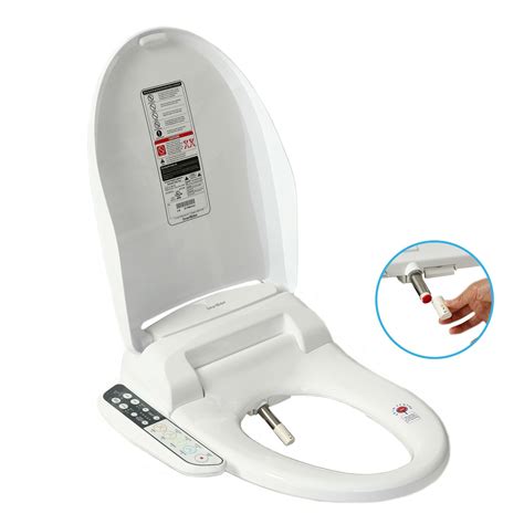 SmartBidet SB-110 Electric Bidet Seat White sleek design w/ child wash | Electronic toilet ...