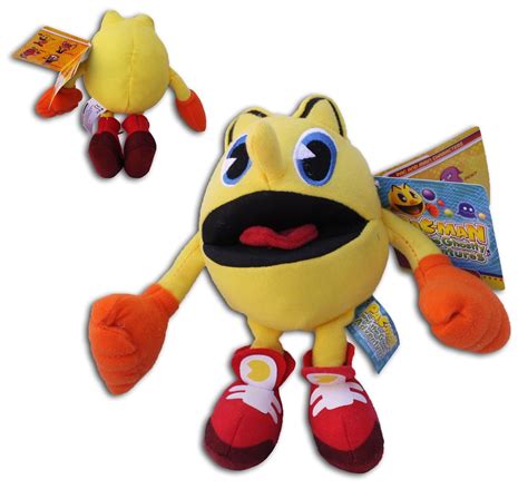 Pac-Man 7'' Soft Toy Plush (Pac Man and the Ghostly Adventures): Amazon ...