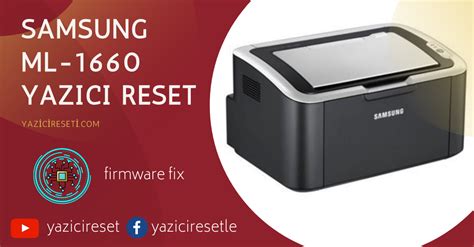 Samsung ML-1660 Yazıcı Reset Chipsiz Çalıştırma Yazılımı | Yazıcı Resetleme