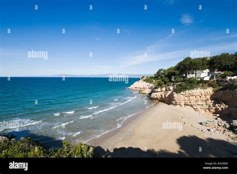 Beach at Cap Salou, Salou, Costa Dorada, Spain Stock Photo - Alamy