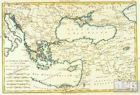 Southern Europe and Asia Minor, 18th century map, Stock Photo, Picture ...