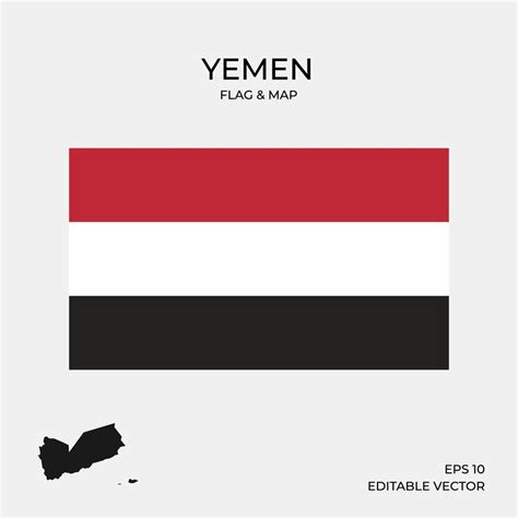 Yemen map and flag 2045970 Vector Art at Vecteezy