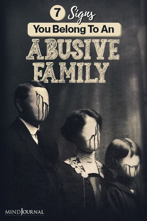 7 Alarming Signs You Belong To An Abusive Toxic Family