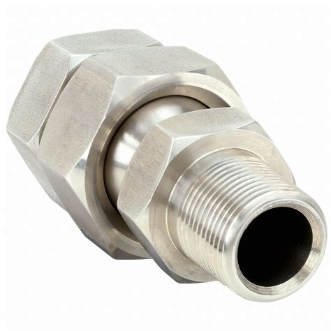 EXAIR Stainless Steel Swivel Connector with NPT Hose Connection - 36JP44|9023 - Grainger