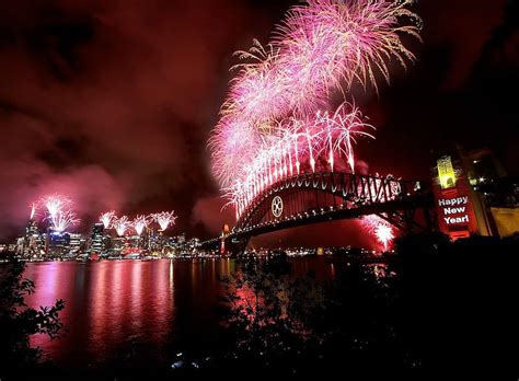 HARBOUR BRIDGE FIREWORKS, bridge, fireworks, australia, sydney, reflection, night, HD wallpaper ...