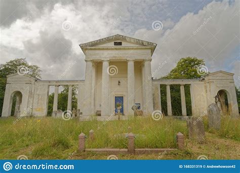 New St Lawrence Church, Ayot St Lawrence. Neoclassical Editorial Stock Image - Image of ...