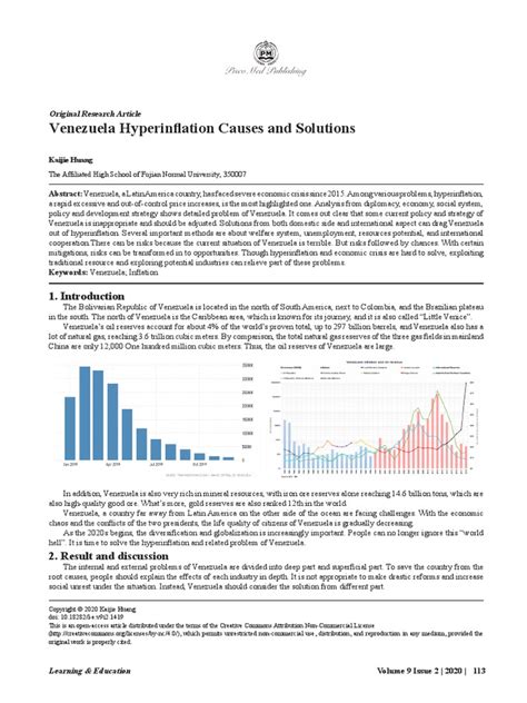 Venezuela Hyperinflation Causes and Solutions | PDF | Venezuela | Tourism