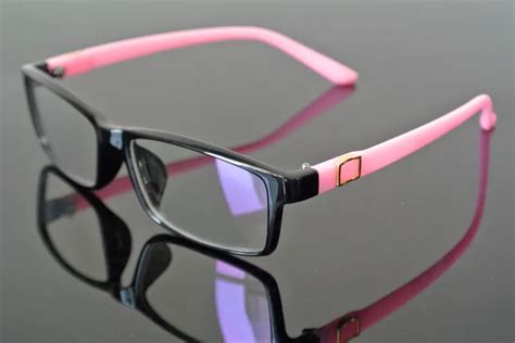 Retro Fashion Pink Eyeglass Frames Full Rim Man Women computer uv400 ...