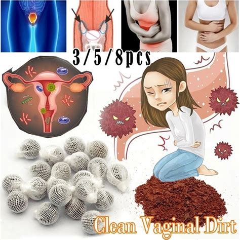 Cleansing Point Detox Pill Tampon Natural Herbal Uterus Body Clean Healing Detox Pearl Clean ...