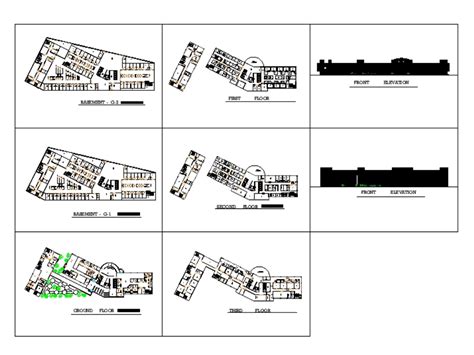 Hospital floor plan in AutoCAD | CAD download (2.12 MB) | Bibliocad