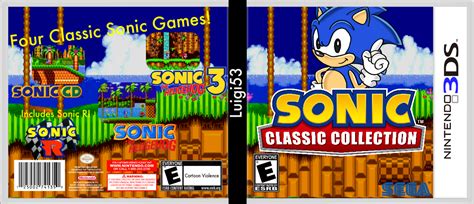 Viewing full size Sonic Classic Collection box cover