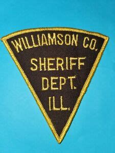 Williamson County Illinois Sheriff Dept Patch | eBay