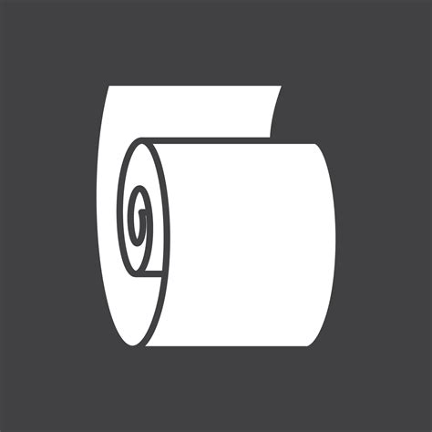 roll tissue paper white logo vector icon symbol graphic design illustration 5547056 Vector Art ...