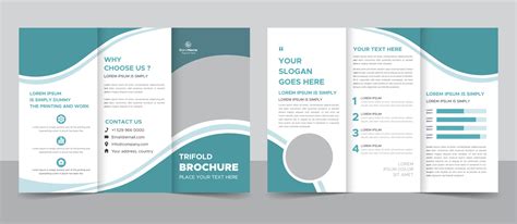 Corporate Modern And Professional Trifold Brochure Template. 7408115 ...