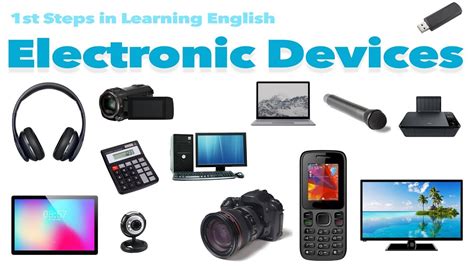 English Vocabulary - ELECTRONICS - YouTube