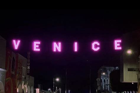 The Venice Sign shines bright pink for Breast Cancer Awareness Month. – Venice Paparazzi ...