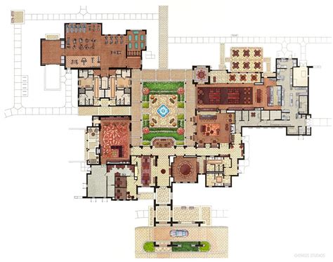 Clubhouse | Floor plans, Site plans, Architectural floor plans