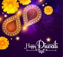 Happy Diwali With Glowing Lantern Free Stock Photo - Public Domain Pictures