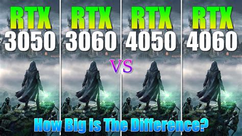 RTX 3050 vs RTX 3060 vs RTX 4050 vs RTX 4060 Laptop -Test in 4 Games ...