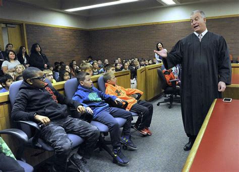 Danbury students tour the Superior Court during Law Day celebration