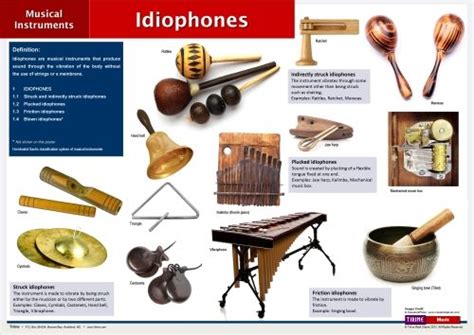 Idiophones. In the Hornbostel-Sachs classification system, Idiophones are instruments which ...